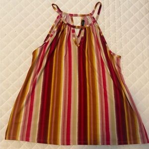 Papermoon Red and Pink Striped Halter Too